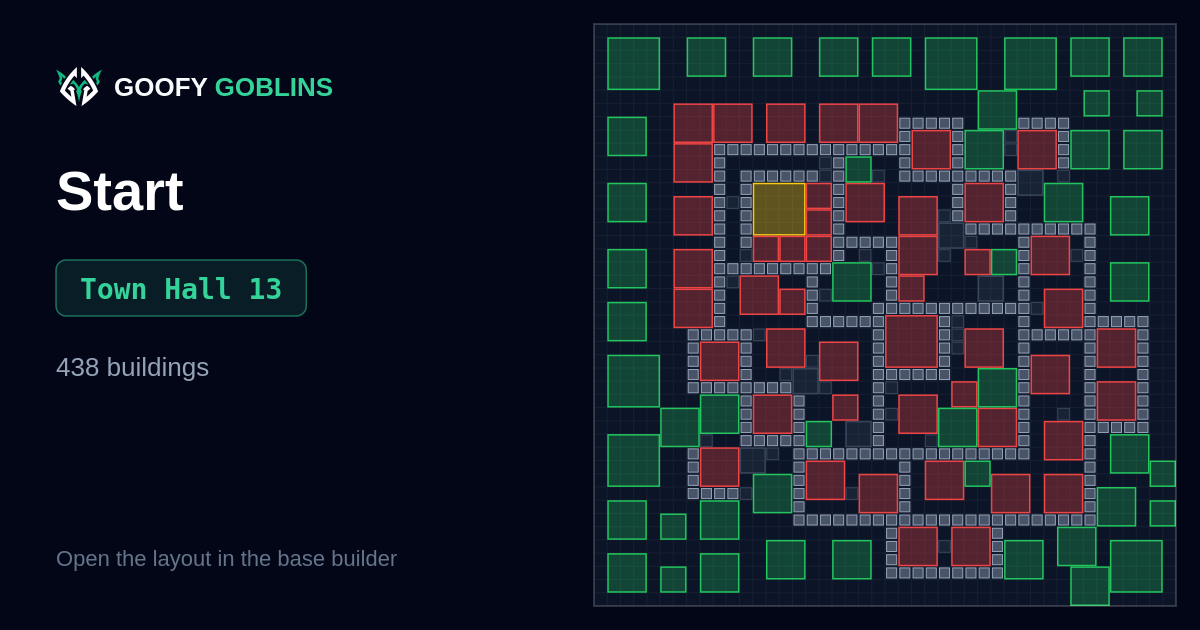 Start (TH13) base layout preview