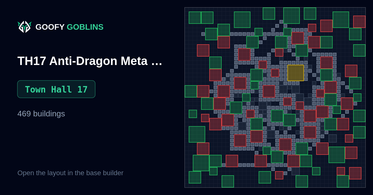 TH17 Anti-Dragon Meta War Base — Aug 2026 (TH17) base layout preview